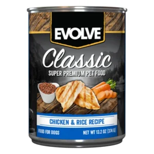 Evolve- Dog Classic Lata Chicken and rice