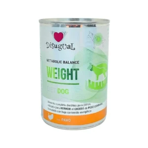 Dieta Control Peso Perro Disugual Pavo – Reducción de Obesidad