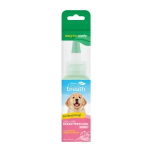Gel Dental Cachorros TropiClean (2 Oz) – Prevención de Placa sin Cepillado