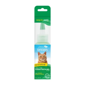 Gel Dental Gatos TropiClean (2 Oz) – Combate Placa y Sarro sin Cepillado