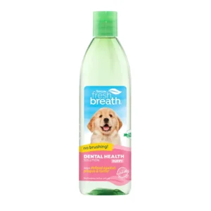 Solución Dental Cachorros Fresh Breath (16 Oz) – Limpieza de Placa en el Agua Diaria