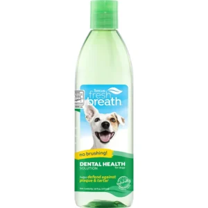 Solución Dental Perros Fresh Breath (8 Oz) – 12 Horas de Aliento Fresco Sin Cepillado